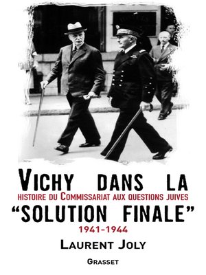 cover image of Vichy dans la «solution finale»